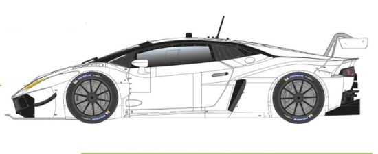 Scaleauto 1/24, LBH GT3, Karosserie-Bausatz, SC-7512