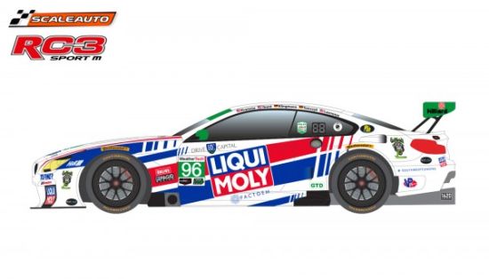 Scaleauto 1/24, M6 GT3, Nr.96, White-Kit mit Decals, 7108RC3
