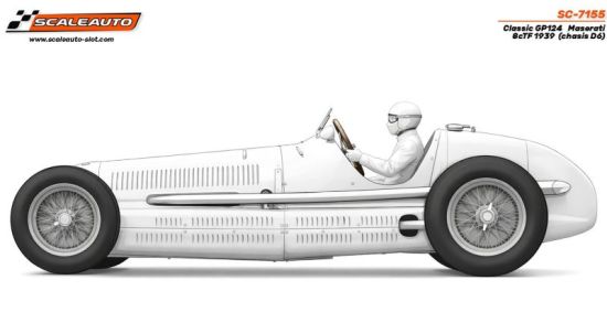 Scaleauto 1/24, MAS 8cTF 1939, 'White Kit', SC-7155