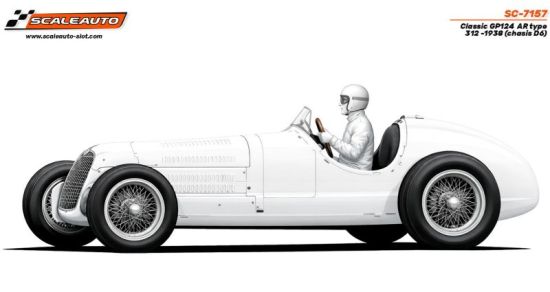 Scaleauto 1/24, AR type 312 -1938, 'White Kit', SC-7157