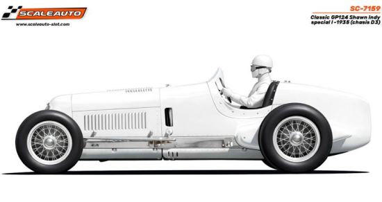 Scaleauto 1/24, Shawn Indy special l, 'White Kit', SC-7159