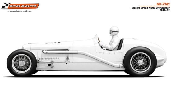 Scaleauto 1/24, Miller Offenhauser, 'White Kit', SC-7161