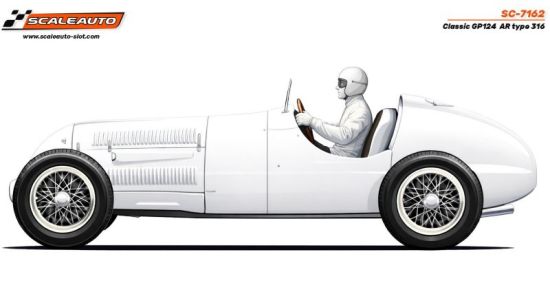 Scaleauto 1/24, AR type 316, 'White Kit', SC-7162