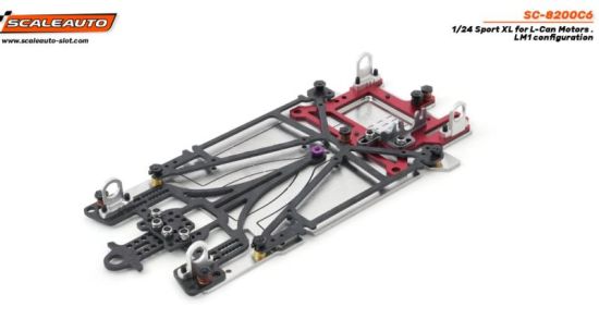 Scaleauto 1/24, Metallchassis Sport-XL 'Long Can', SC-8200C6