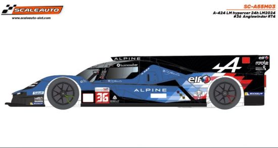 Scaleauto 1/32, A-424 Hypercar, Nr.36, LM 2024, SC-A55M03