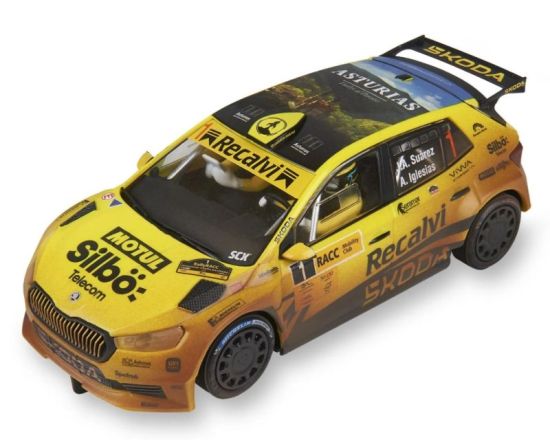 SCX 1/32, Skoda Fabia Rally2, Nr.1, 'Mud Effect', U10565