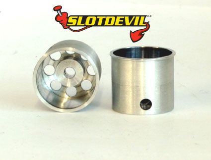 Slotdevil, Alu-Lochfelge, 2 Stk., Ø17 x 15mm
