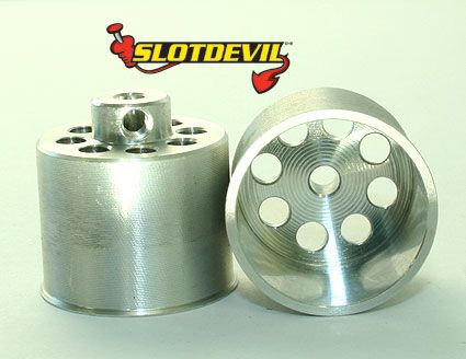 Slotdevil, Alu-Lochfelge, 2 Stk., Ø19 x 15 mm