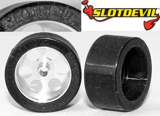 Slotdevil, Vorderreifen konisch (hart/45 S) Ø20x11mm, 2 Stk.