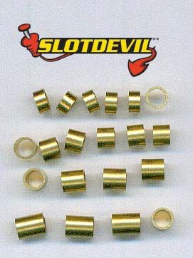 Slotdevil, Achsdistanz-Set, f. 3mm, Messing, 20 Stk.