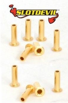 Slotdevil, Leitkiel-Steckhülsen vergoldet, Ø1.48x5.2, 10 Stk