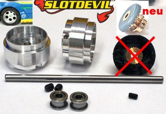 Slotdevil 1/32, Tuningkit A20 (hinten), Inliner-Antrieb,