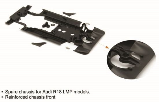 Slot.it, Chassis EVO-6 fr Audi R18 TDI/e-tron, 1 Stk.