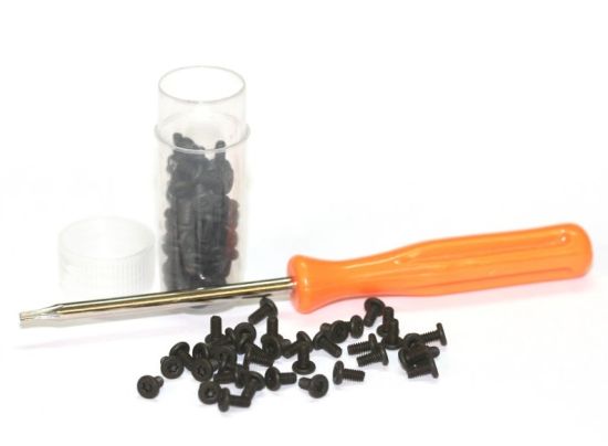 Sloting, M2 x 6mm, Flachkopf-Schrauben für T6, 80 Stk.
