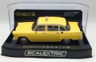 Scalextric 1/32, Checker Taxi Cab, James Bond, C4606