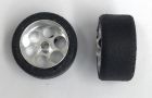 NSR, Alu-Felgen (vo.) m. geschliffenen Reifen 17x8mm, 2 Stk.