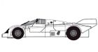 BRM 1/24, Porsche 962C, Bausatz 'White Kit', BRM190