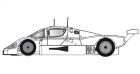 BRM 1/24, Sauber C9, Bausatz 'White Kit', BRM192