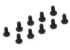 BRM, Motor-Befestigungsschrauben T6 (flacher Kopf), 10 Stk.