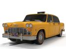 Scalextric 1/32, Checker Taxi Cab, James Bond, C4606