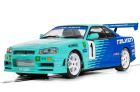 Scalextric 1/32, Nissan Skyline GT-R R34, Nr.1, C4678