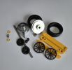 Frankenslot, V-Achs Halter Kit, f. Carrera D124 Lamborghini