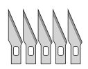 Ersatzklingen für Designermesser MS01, 5 Stk.