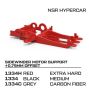 NSR, Motorhalter Hypercar (+0,75mm), rot/hart, 1334H