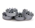 NSR, Felgeneinsätze 12-spokes silber (Ø13,9mm), 4 Stk., 5432
