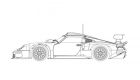 RevoSlot 1/32, Porsche 911 GT1, Bausatz 'White Kit', RS0065