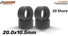Scaleauto, Reifen Ø20.0x10.5mm (20 Sh), 4 Stk., SC-4756AS20