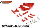 Scaleauto, Motorhalter RT-3 AW (extra hart), Offset -0.25mm