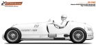 Scaleauto 1/24, AR type 12C, 1936, 'White Kit', SC-7160