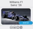 SCX 1/32, Williams F1, Sainz '26, U10625